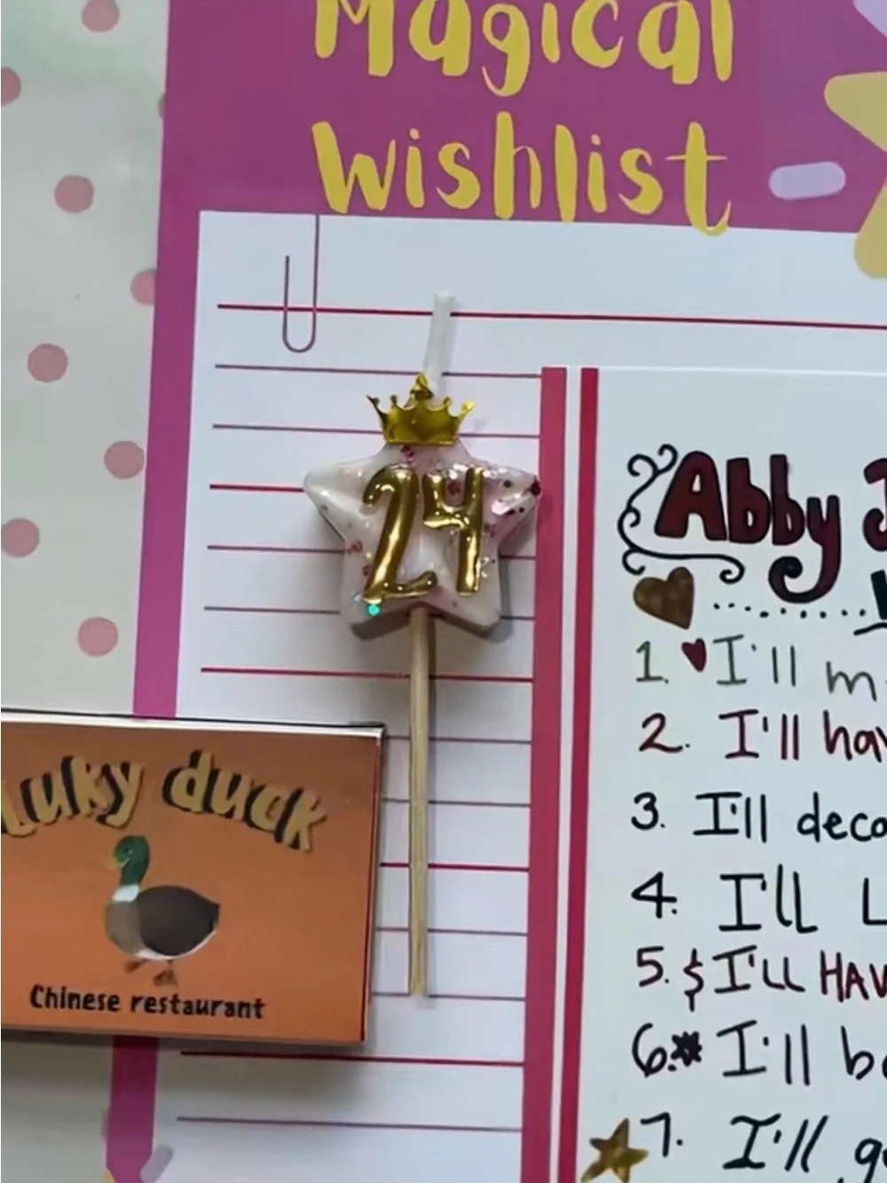 16 Wishes Candle box